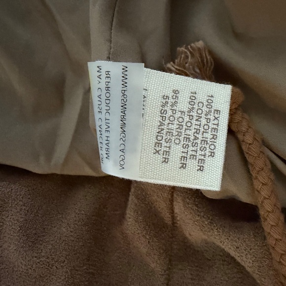 Mystree soft brown teddy bomber jacket size small adorable like new - Picture 6 of 7